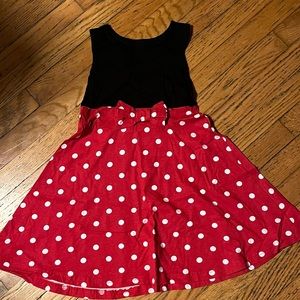 Girls Minnie Mouse Dress 7T